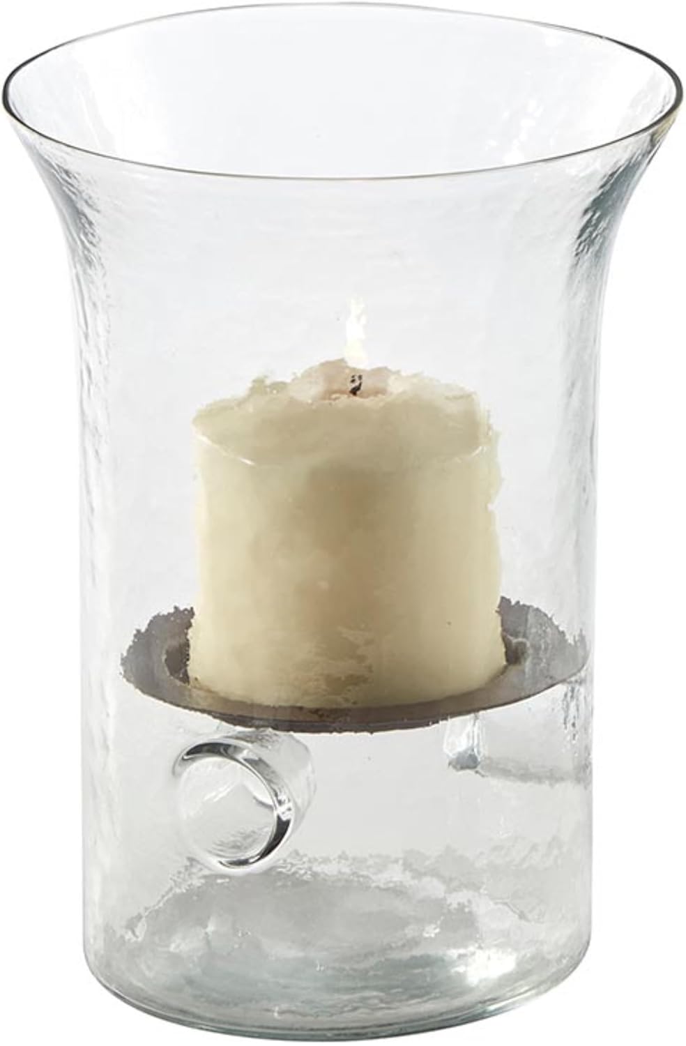 Clear Glass Hurricane Candle Holder C657