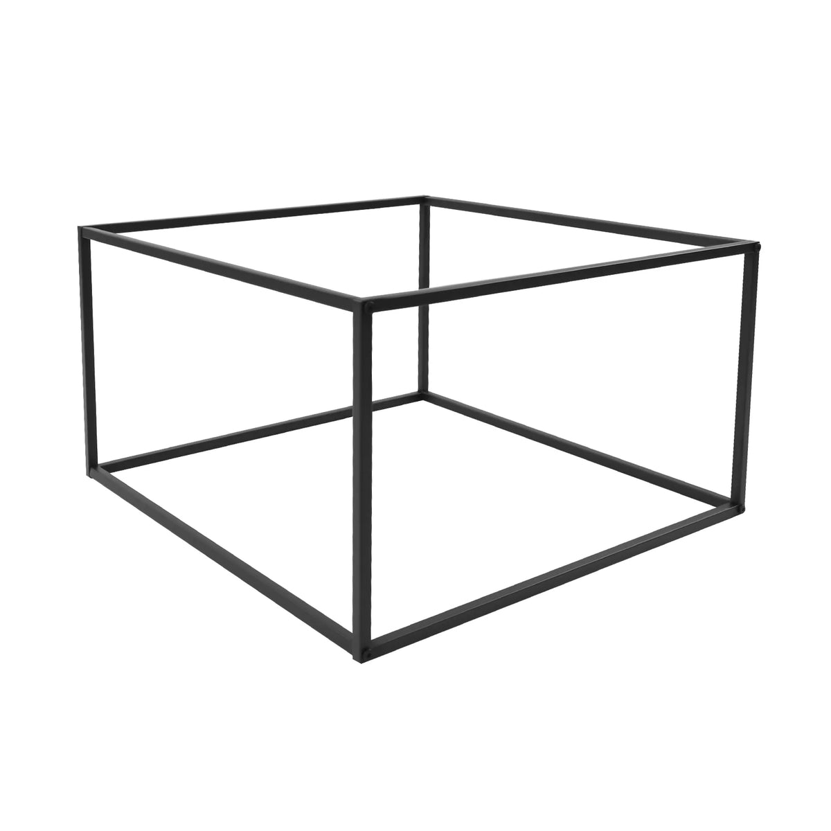 Black Metal Tray End Table Y3192