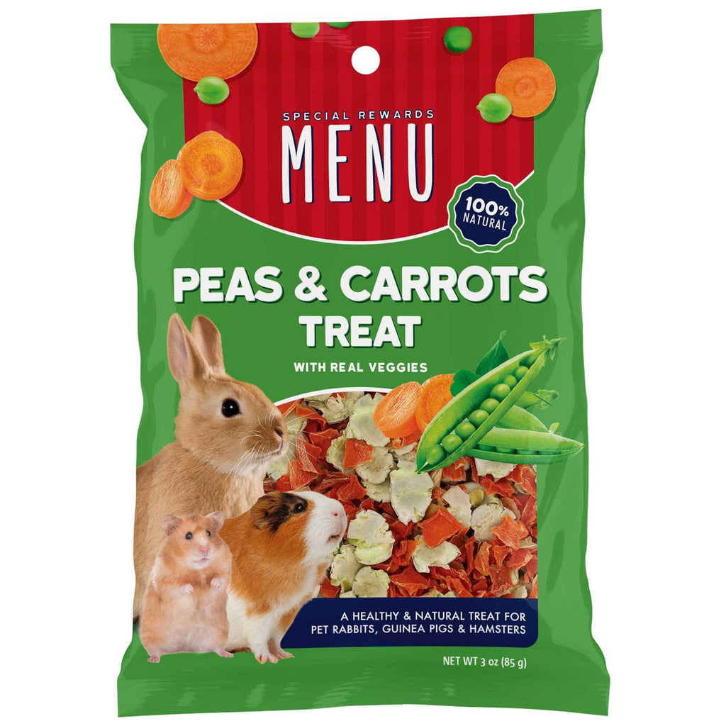 Peas & Carrots Treat for Pet Rabbits, Guinea Pigs, and Hamsters Y7286