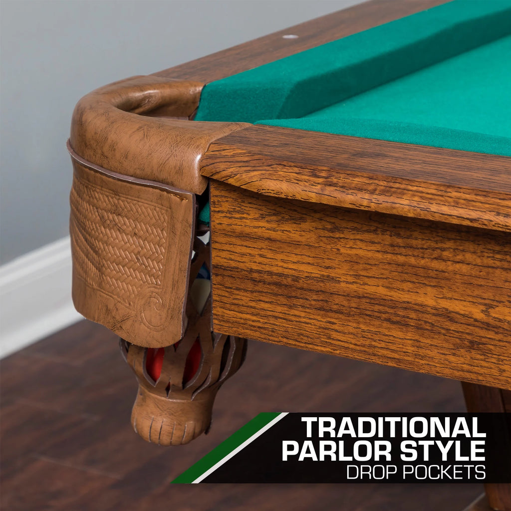 87" Green Billiard Pool Table B332