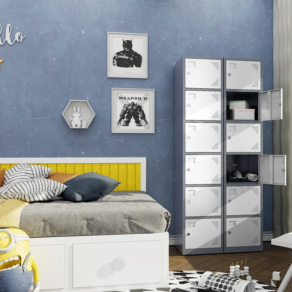 Metal Locker with 6 Doors D2910