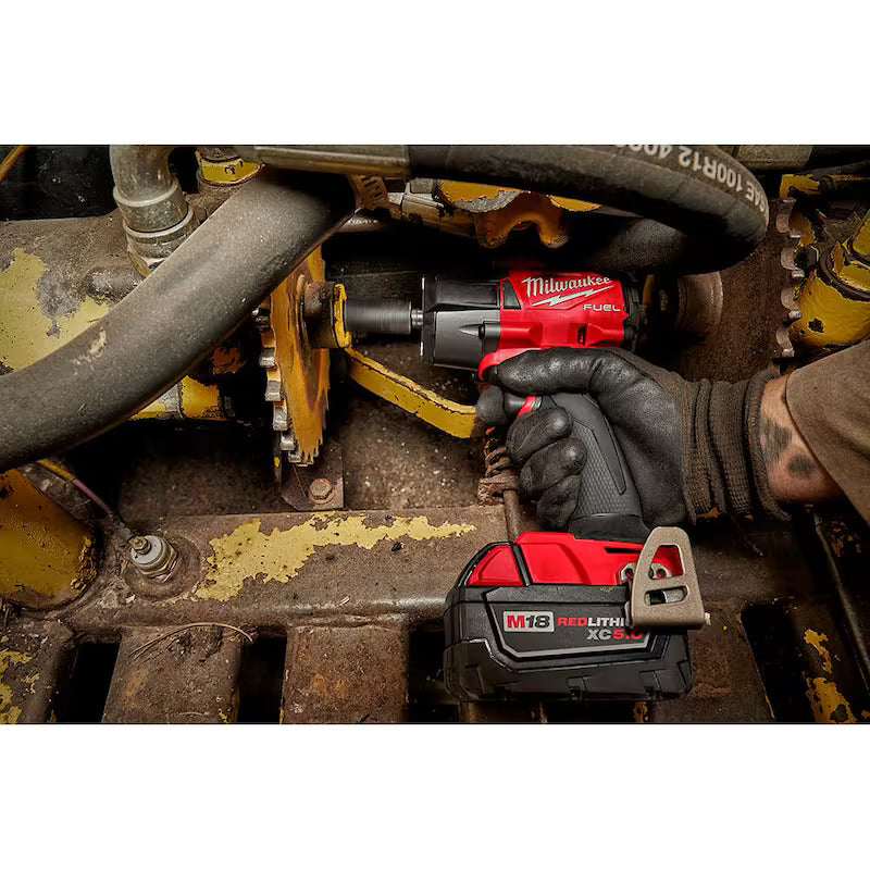 18V Brushless Cordless 1/2 in. Impact Wrench with Socket Set A95272