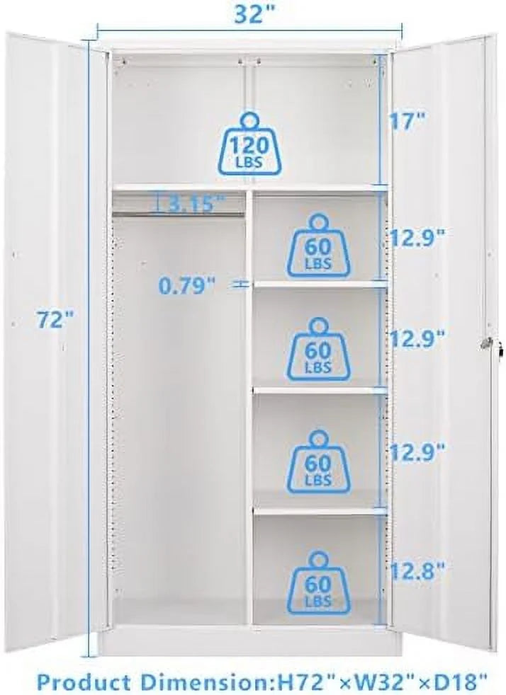 Lockable Metal Lateral File Cabinet with Drawer I385