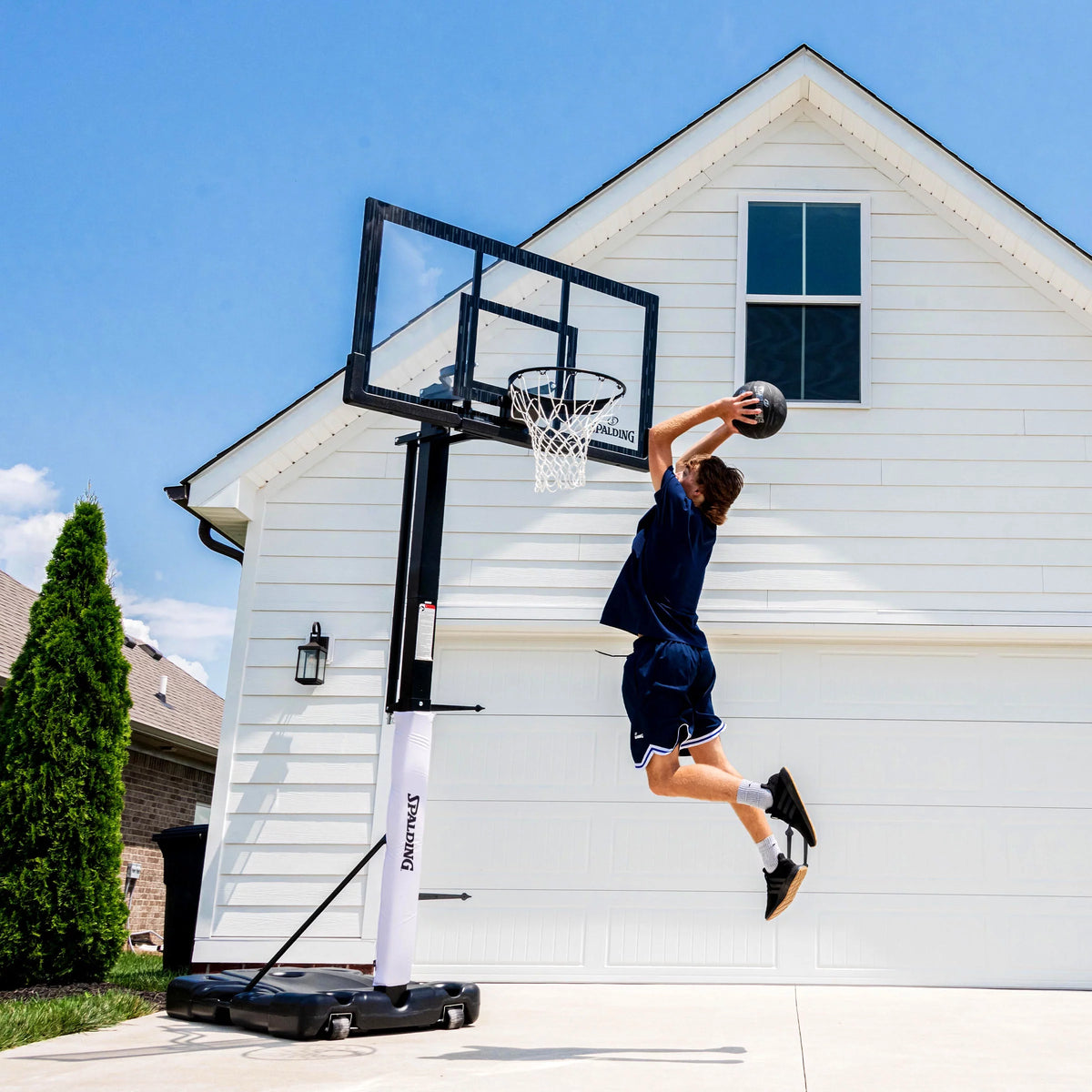 60 In. Acrylic Portable Basketball Hoop X25421
