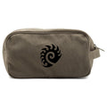 Olive Canvas Travel Toiletry Dopp Kit Bag V41236