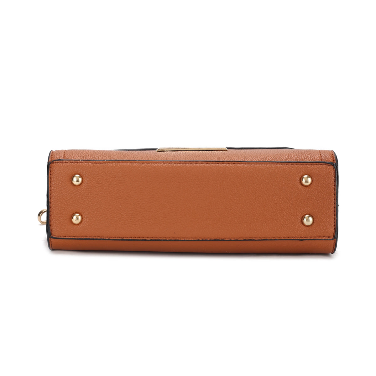 Croco Embossed Vegan Leather Shoulder Bag B74073