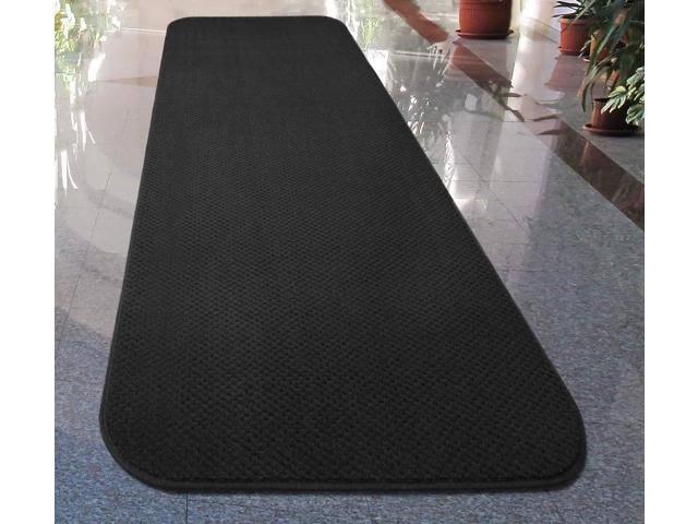 Skid-Resistant Carpet Runner Black 14 ft. x 48 in. D7236