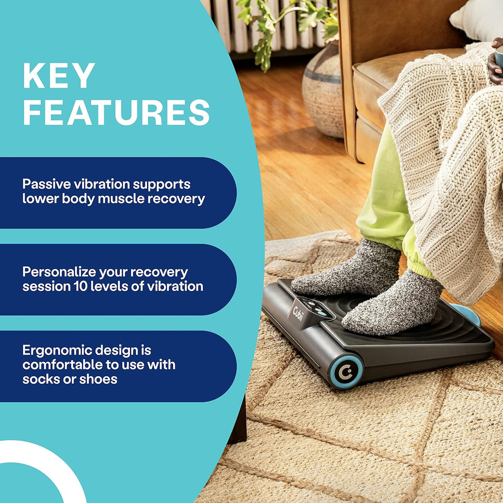 Cordless Portable Foot and Lower Leg Massager Vibration Foot Plate U3804