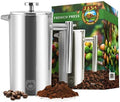 French Press Coffee Maker Stainless Steel 34oz E804