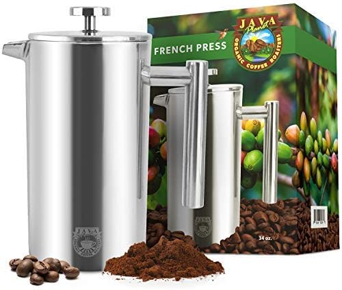 French Press Coffee Maker Stainless Steel 34oz E804