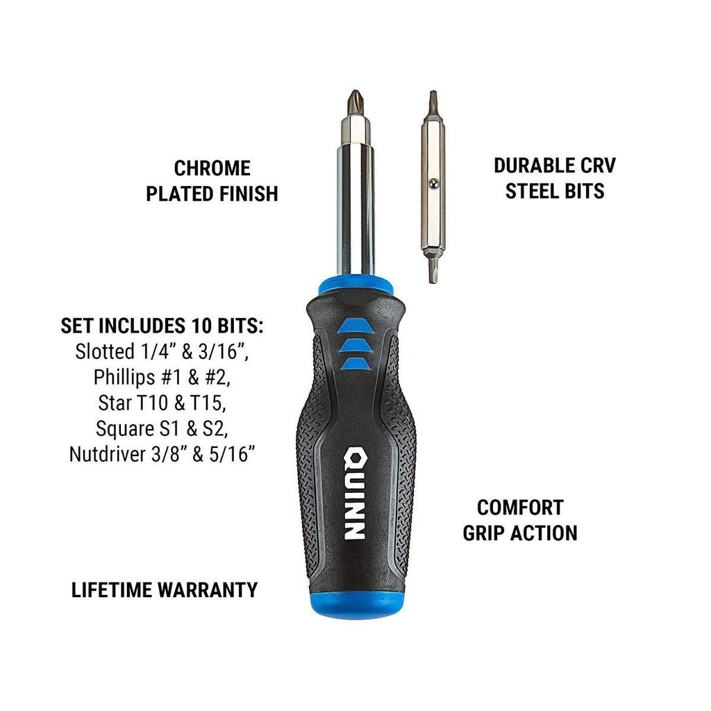 10-in-1 Multibit Screwdriver F681098