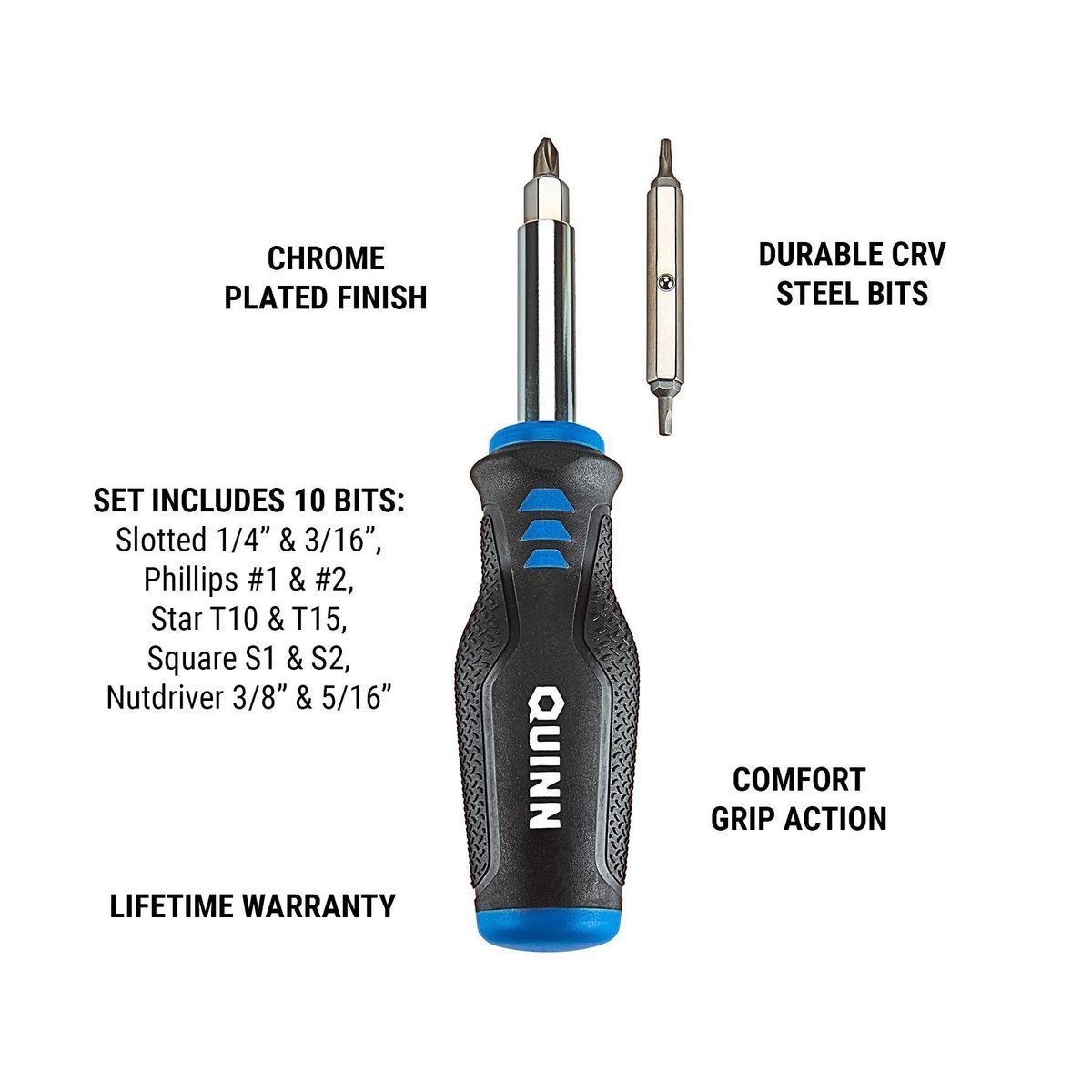10-in-1 Multibit Screwdriver F681098