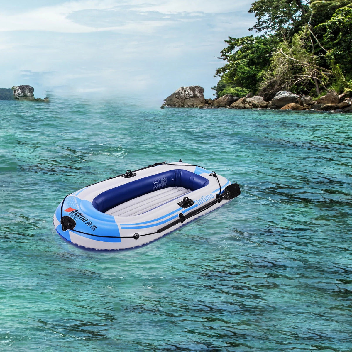 Camouflage 2-Person Inflatable Dinghy L91442