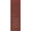 12x22 x 36 Open Louvered Cedar Shutters (Per Pair) O53435