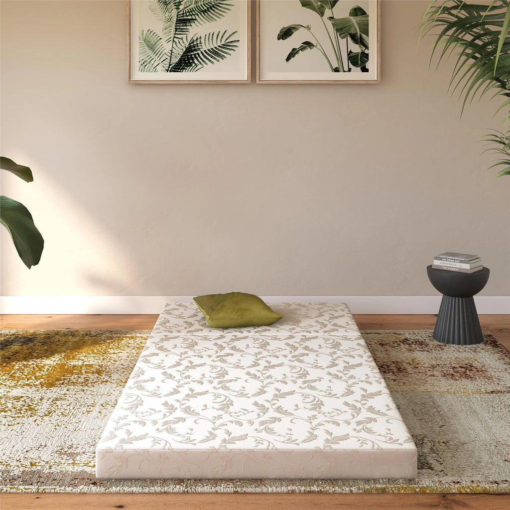 4-Inch Tri Folding Mattress with Carry Bag, Twin Size W950