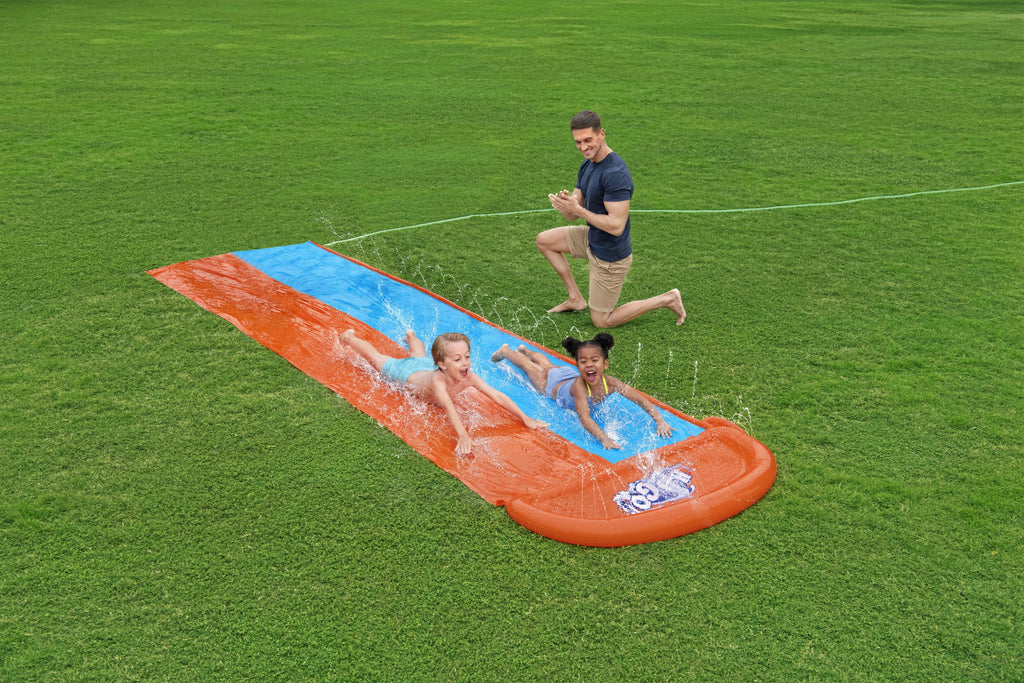 16ft Inflatable Double Lane Water Slide E23598