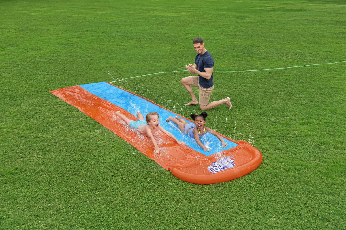 16ft Inflatable Double Lane Water Slide E23598