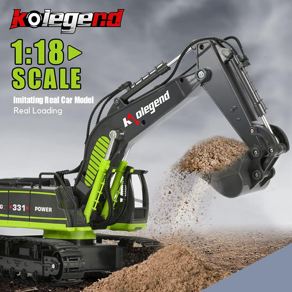 Remote Control Excavator Toy Truck 1/18 Scale G1773