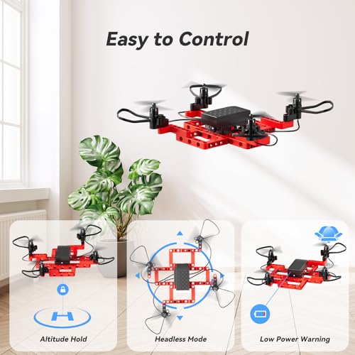 Mini Drone Building Kits, 5-IN-1 DIY Drone I7473
