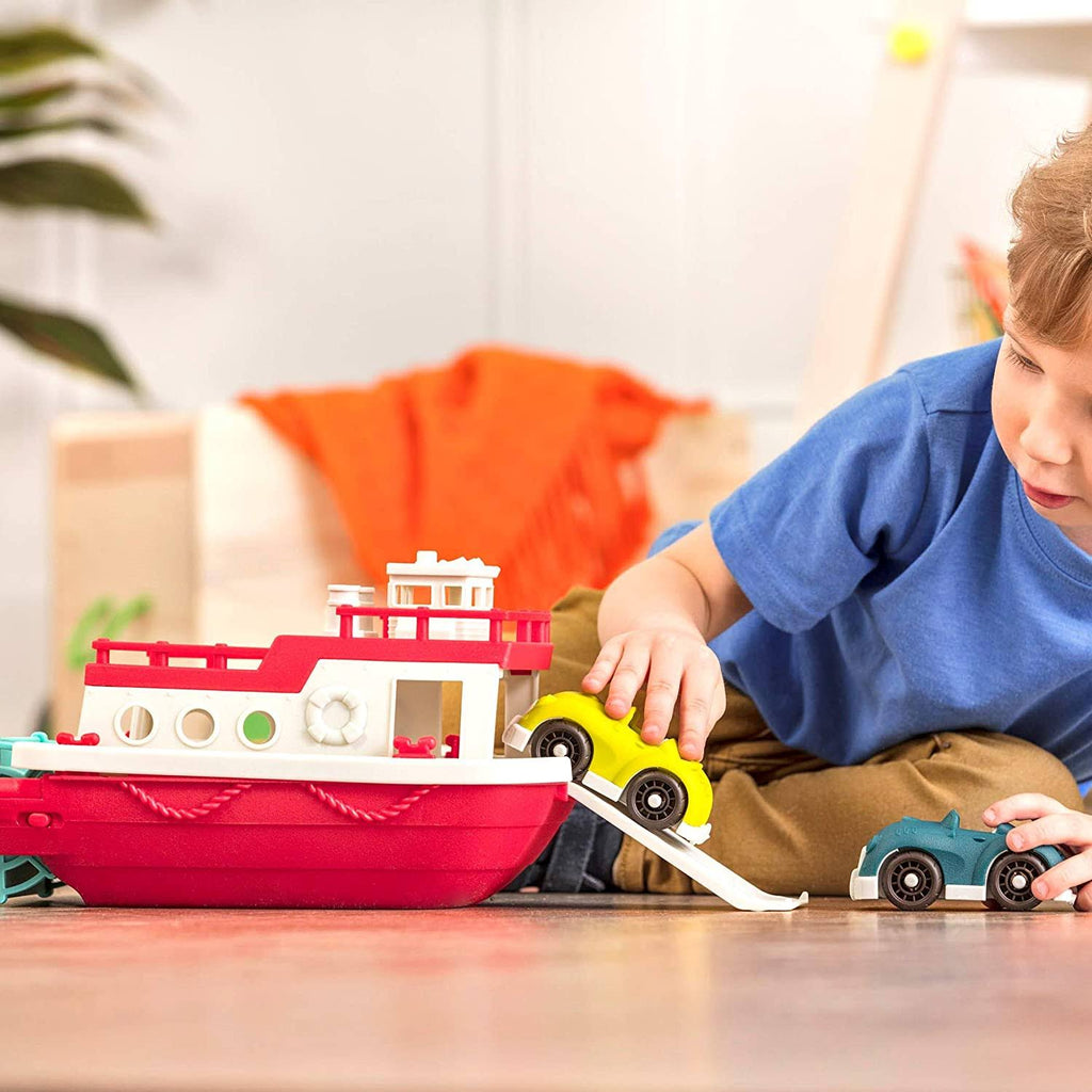 Floating Bath Toy Boat with Cars 3 pc K15248