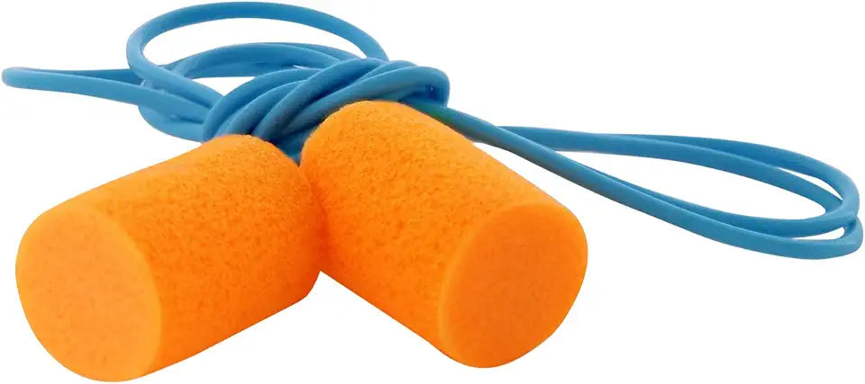 Corded Disposable Foam Earplugs 100-Pairs J456
