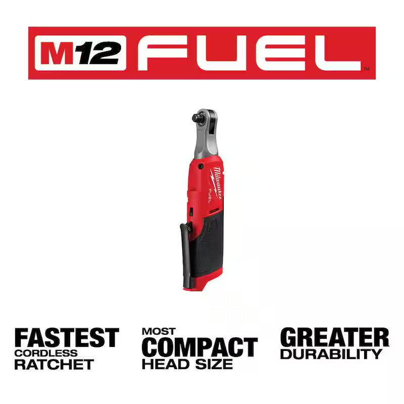12V Lithium-Ion Brushless Cordless 3/8 in. Ratchet with Metric 6 Point Impact Socket Set Q8617