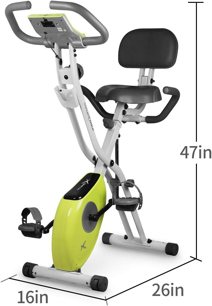 Folding Exercise Bike with LCD Monitor B275