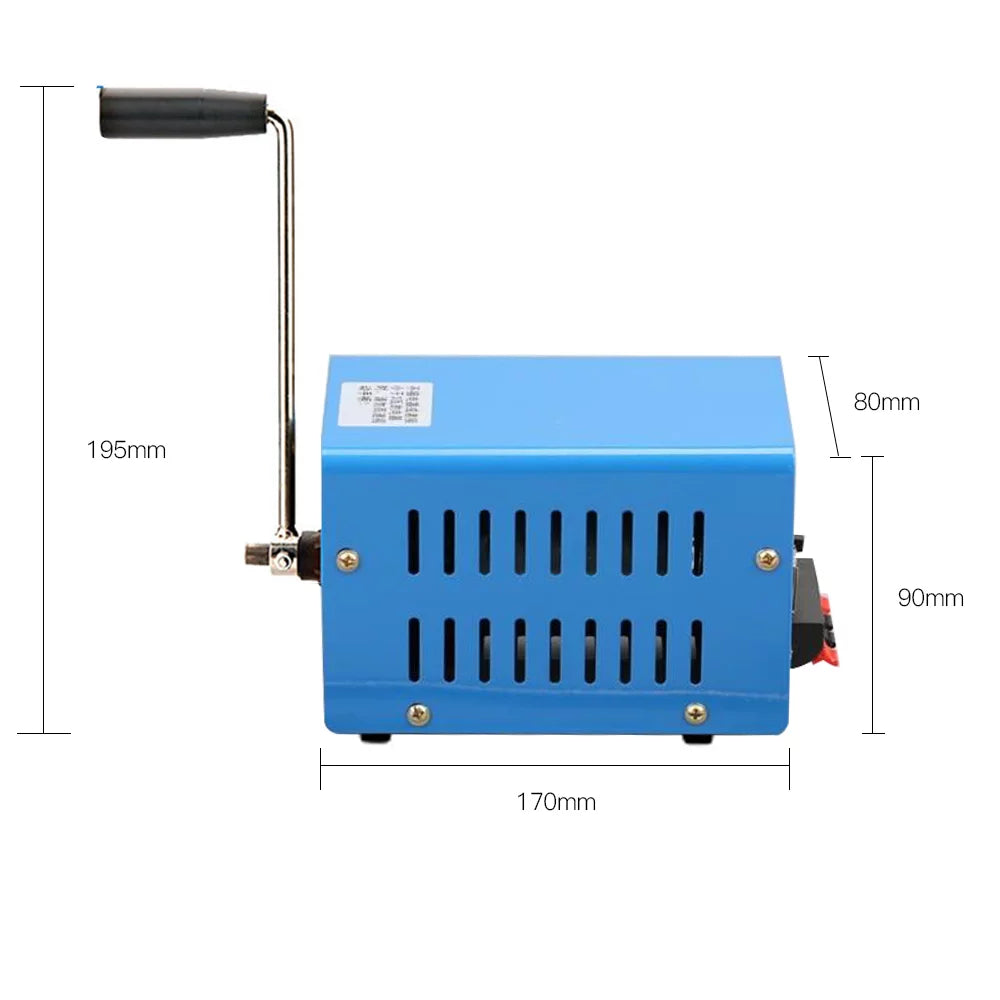 20W Portable Manual Crank Generator S13588