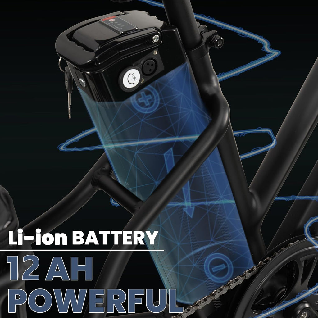 48V12AH Battery Electric Tricycle with Storage Basket Q27698