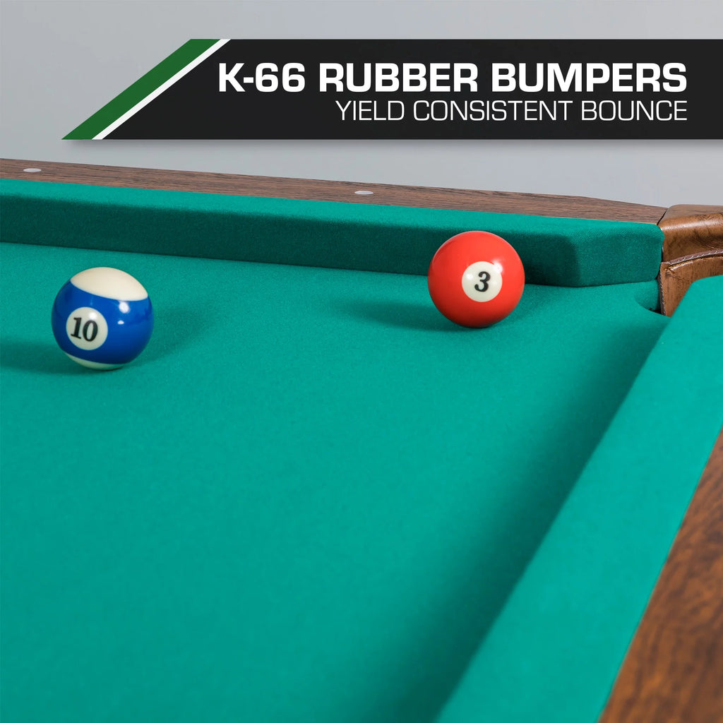 87" Green Billiard Pool Table B332