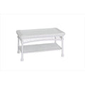 White Wicker Coffee Table D58578