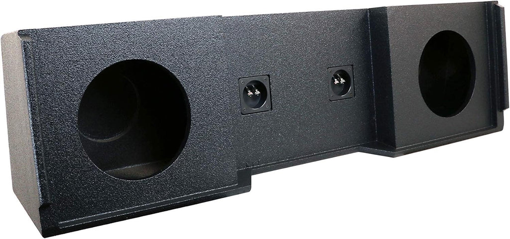 10-Inch Dual Down-Fire Subwoofer Boxes with Bed Liner Finish Y45172