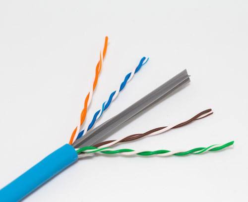 Green Cat6e Plenum 24AWG Solid 1000 ft. Cable S6982