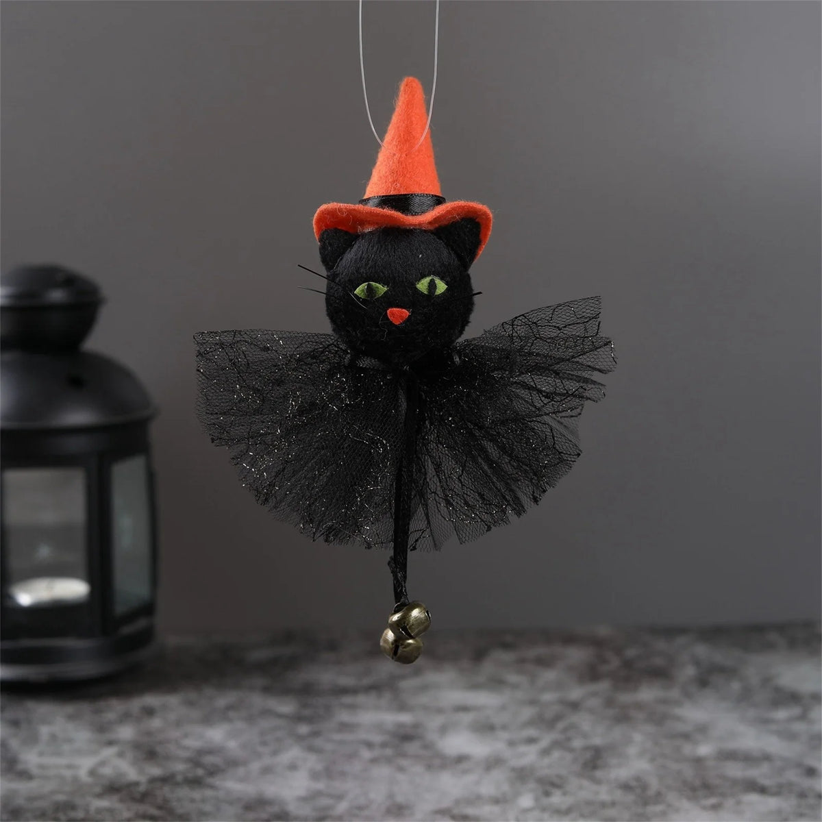 Halloween Doll Pumpkin Ghost Cat Charm Scary Witch Doll H527