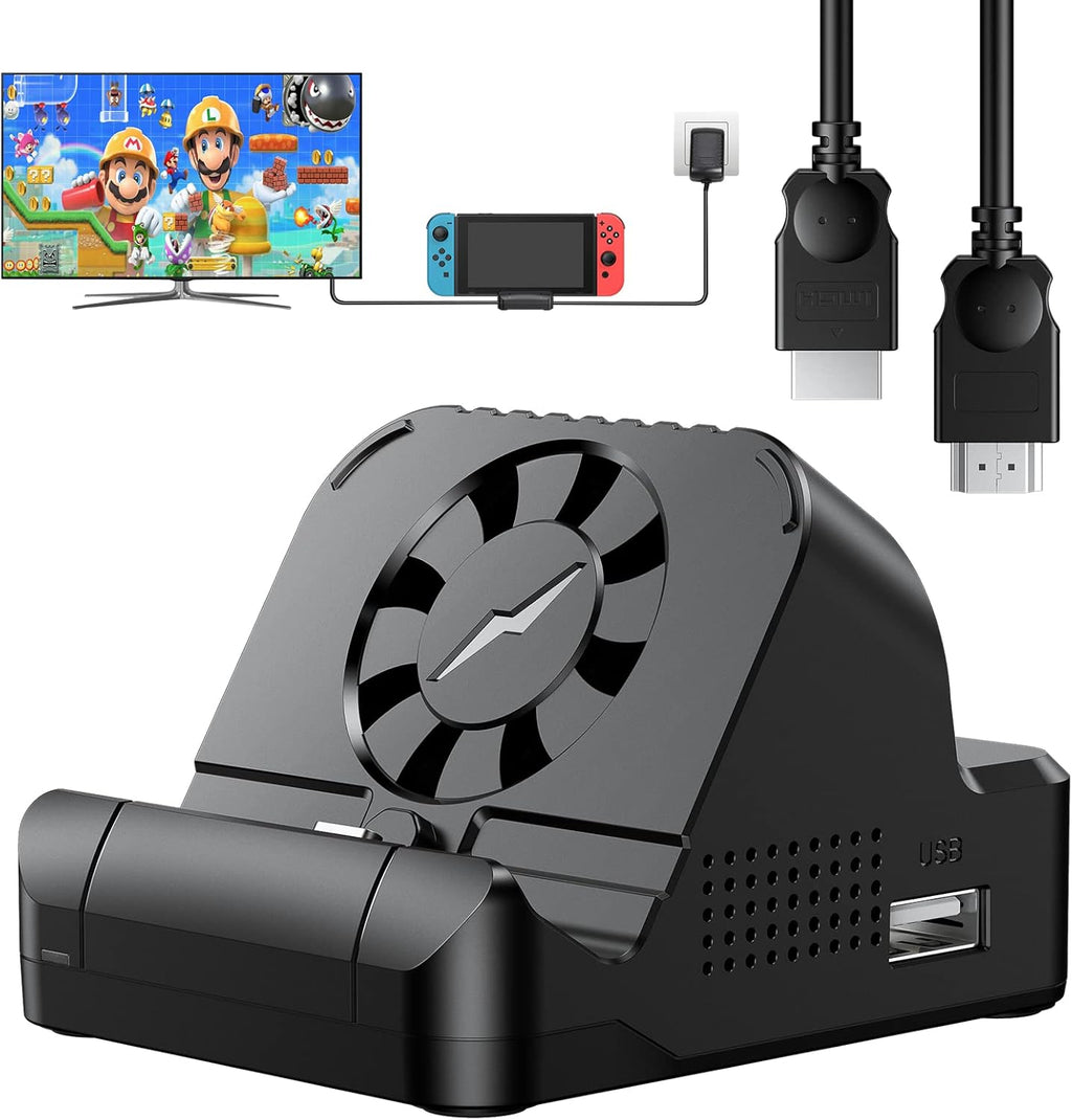 4K HDMI Portable Docking Station with Cooling Fan and USB 3.0 Port B339