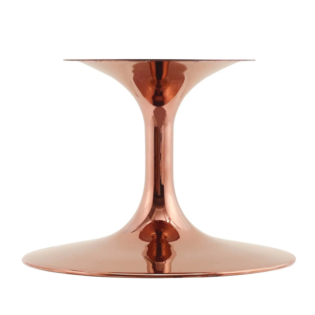 Round Wood Metal Coffee Table Z595