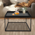 Black Metal Tray End Table Y3192