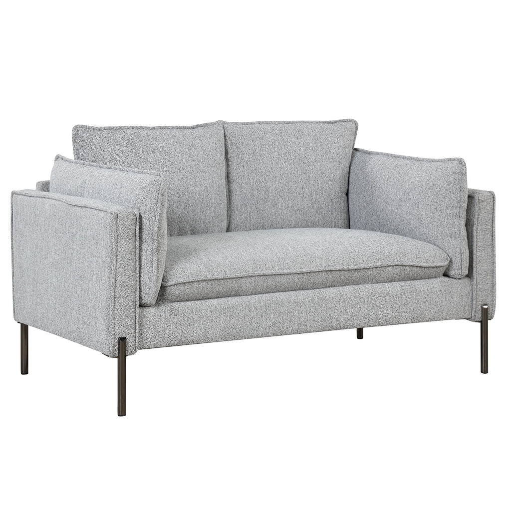 Linen Fabric Loveseat Couch M879