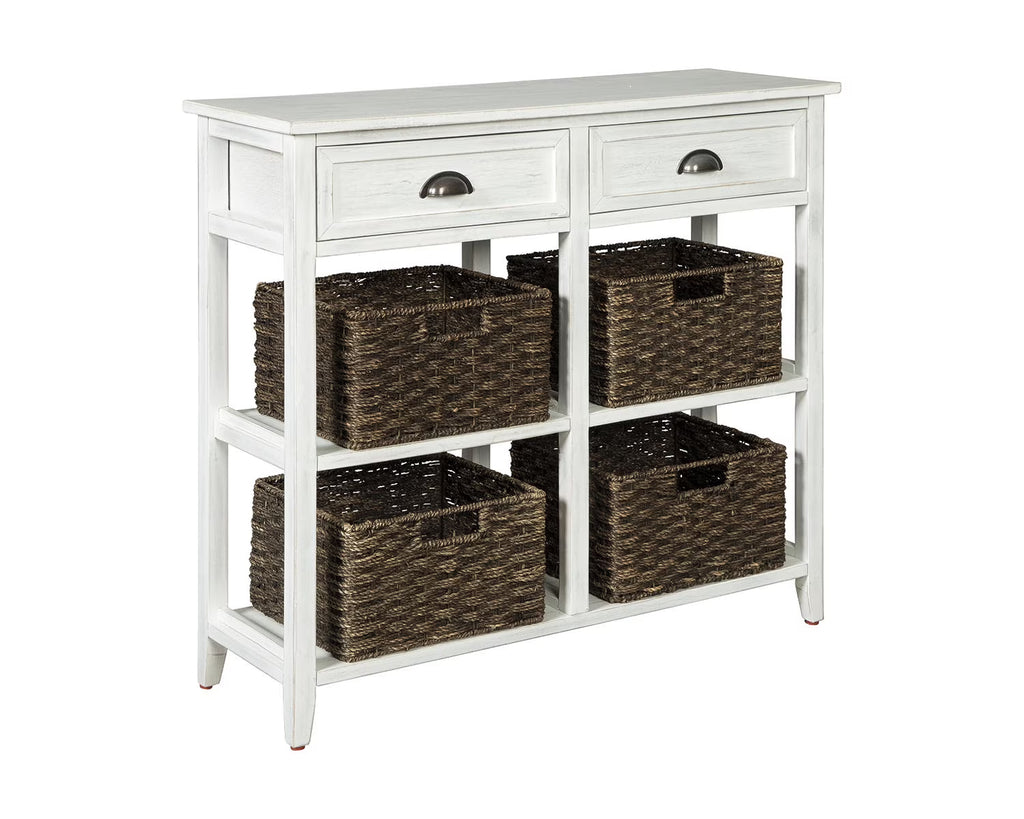 White Sofa/Console Table Q6846