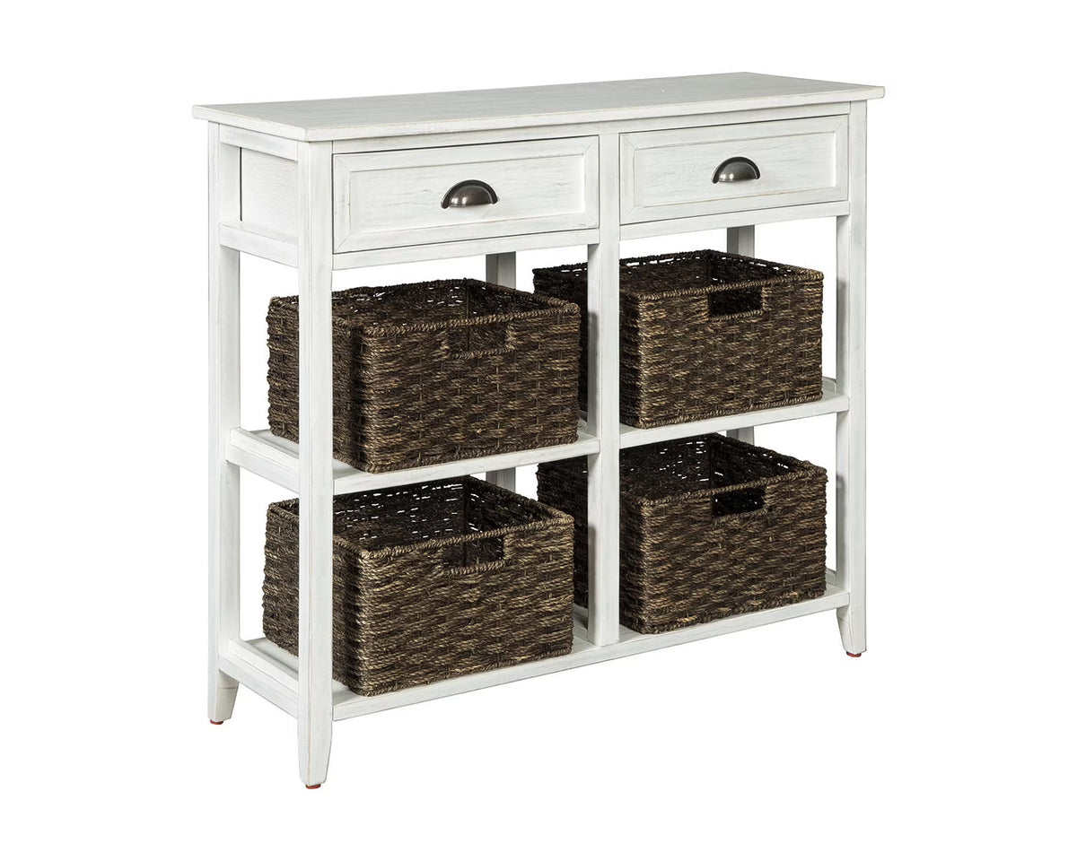 White Sofa/Console Table Q6846