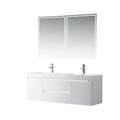 60 in. Double-Sink Wall-Hung Vanity With Resin Top O129960