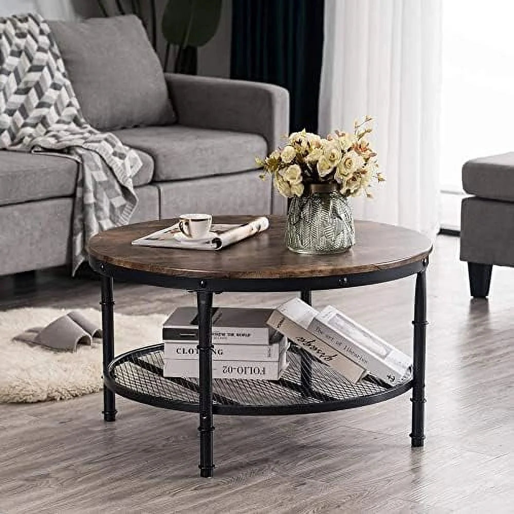 Round Coffee Table with Metal R815945