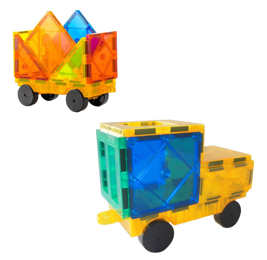 120-Piece Magnetic Tiles Set with Carrying Bag T273958