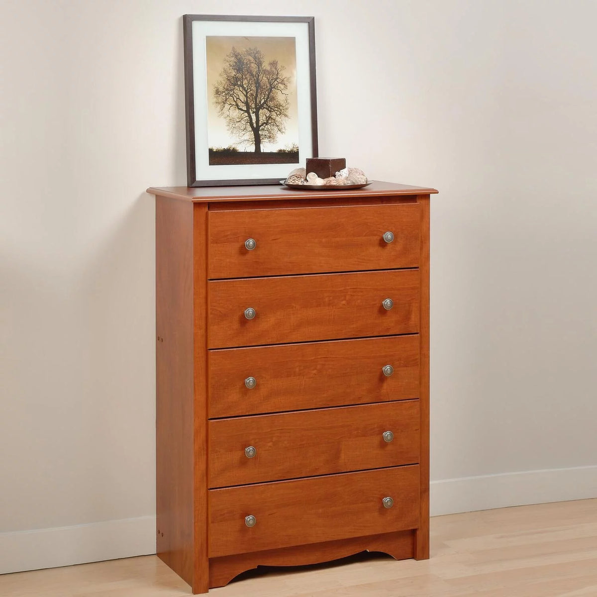 5 Drawer Cherry Chest Y4812