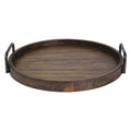 Round Wooden Tray F918