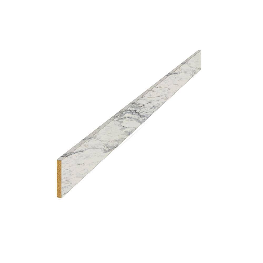 8 ft. Laminate Countertop Kit in Calcutta Marble with Valencia Edge L52565