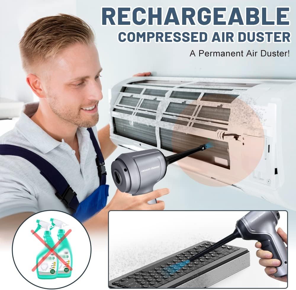 Cordless Handheld Car Vacuum Cleaner with Filter H7218