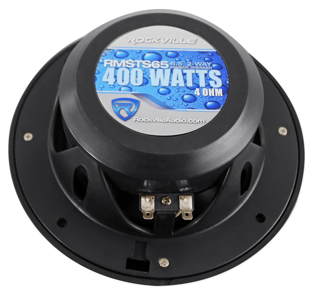 6.5" 1600w Marine Boat Speakers with Wakeboards and Amp Wire Kit Y4002