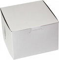 White Bakery Box, 4 x 4 x 4 inch F344