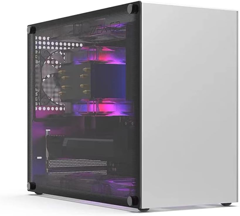 Aluminum Alloy Computer Case with Tempered Glass G29205